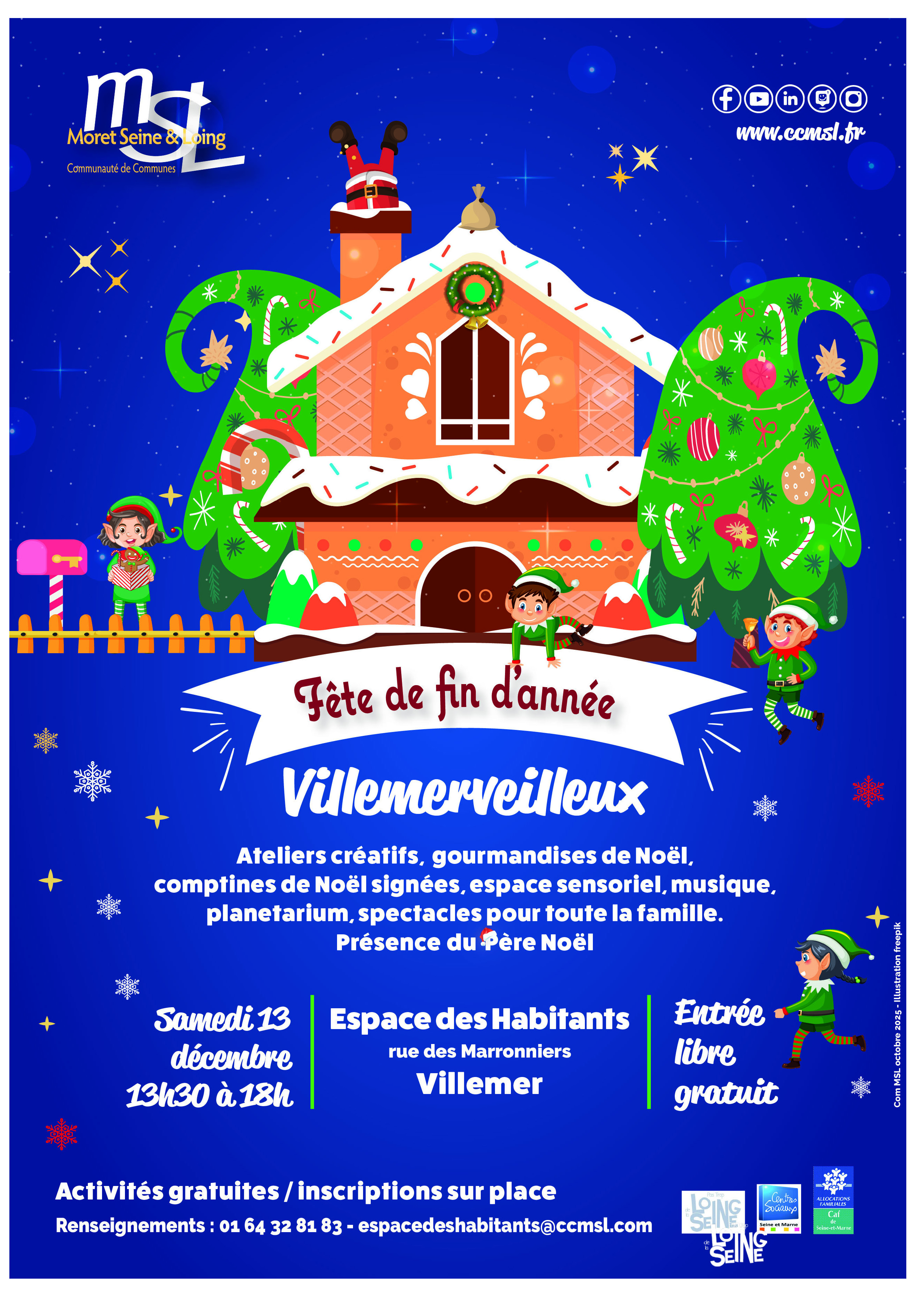 "Villemerveilleux" se prépare : une fête de fin d'année magique et familiale